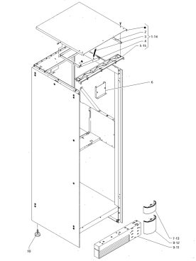 3 - Door, cabinet