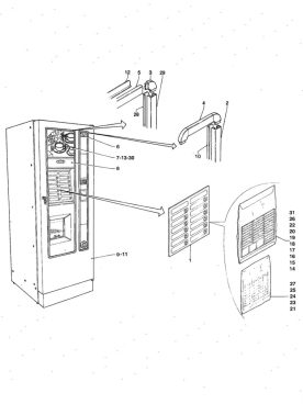 1 - Door, external side