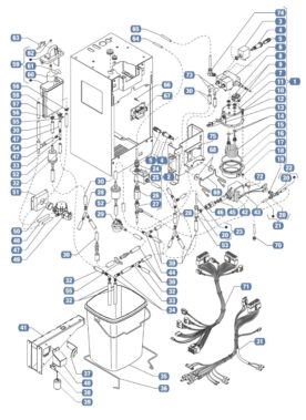 7 - WATER CIRCUIT OF COFFEE SHELF Canto ES+LB version